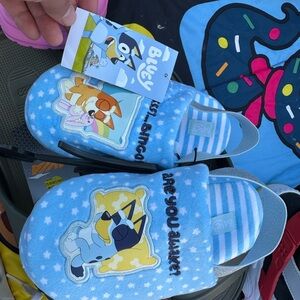 Bluey Kids Slippers - Blue